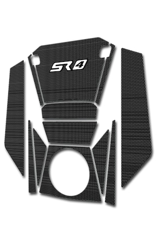 Voge Sr4 Tank Pad Seti Karbon Beyaz Voge Sr4 Tank Pad Seti Karbon Beyaz