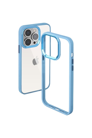 Buff Apple Uyumlu iPhone 14 Pro Yeni Hava Tampon Kılıfı Sierra Blue