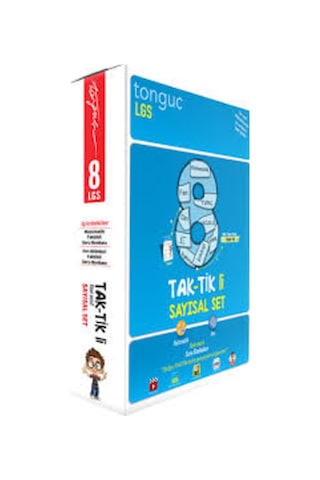 Tonguç 8. Sınıf Taktikli Sayısal Set 2022 Yeni (Hediyeli)