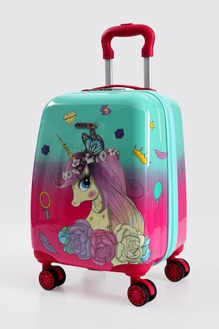 Unicorn Çocuk Valizi Ççs 5256 Pembe Pembe