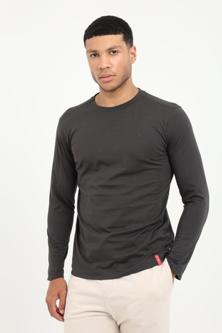 Dufy Erkek Regular Fit Bisiklet Yaka Antrasit Sweatshirt-25504