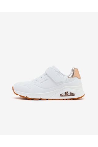 Skechers Uno Gen1 - Shımmer Core Büyük Kız Çocuk Beyaz Sneakers 310546l Wht