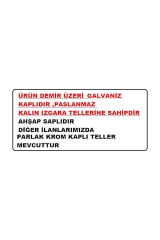 50 Cm Kalın Paslanmaz Tel Izgara Et Izgarası Mangal Teli