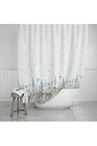 Evdy Banyo Duş Perdesi 2558 Model Çift Kanat 2X100X200Cm Çok Renkli