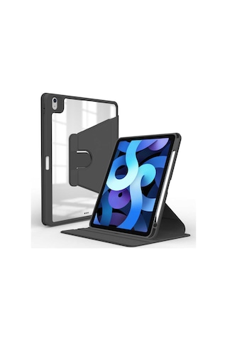 Apple Uyumlu iPad 11.nesil 2025 Kılıf Zore Nayn Dönebilen Standlı Kılıf Kapaklı Kılıf