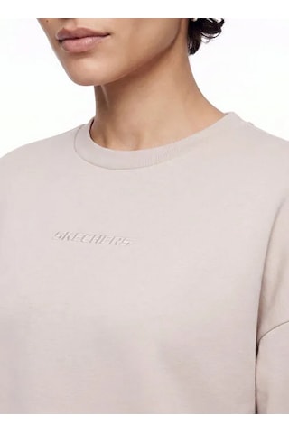 Skechers S2610011-1457 W Essential Kadın Sweatshirt Çok Renkli