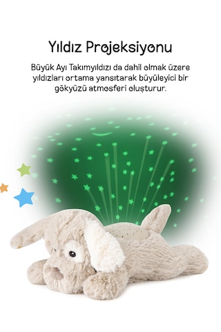 Cloud-b Melodili Peluş Köpek Uyku Arkadaşı 20x15x9 CM