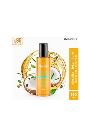 Thelifeco Skinfood Değerli Yağlar Serisi Doğal Cilt Bakım Yağı 150 ML