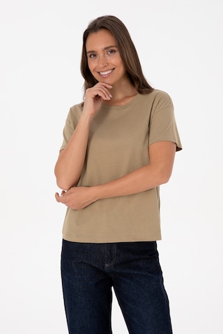 U.S. Polo Assn. U.s. Polo Assn. Kadın Haki Tişört 50320031-vr027