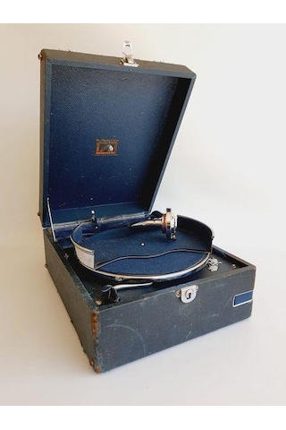 His Master's Voice Antika Çanta Gramofon 088 (ARIZALI)