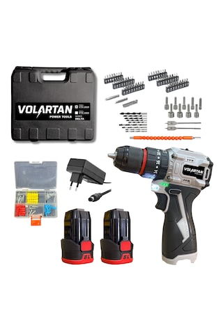 Volartan VTX-1010 Kömürsüz Çift Akülü Darbeli Vidalama
