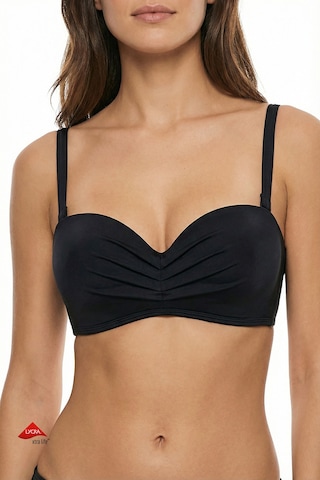 Penti Siyah Lotus Straplez Bikini Üstü