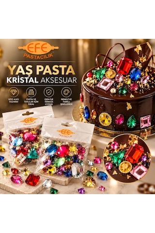 Efe Pastacılık Kristal Pasta Süsleme Taşları Tüm Yaşlar