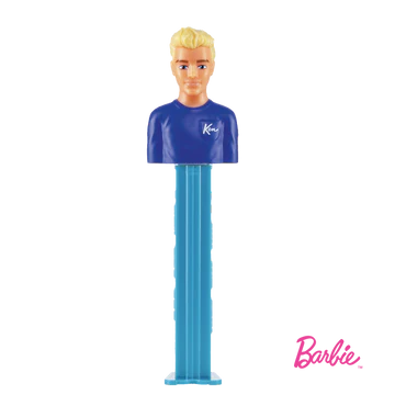 Pez Dispenser Barbie Ken Meyve Aromalı Şekerleme Makinesi Ve Şekerleme Yedekleri