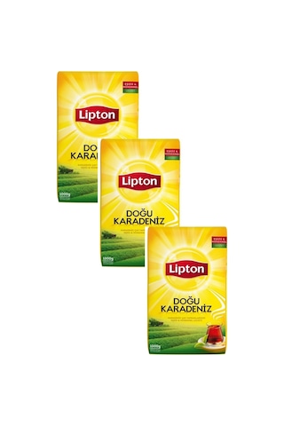 Lipton Doğu Karadeniz Siyah Dökme Çay 3 x 1 KG
