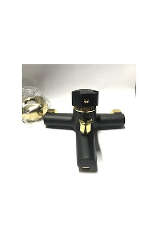 Siyah Gold Banyo Bataryası Musluğu Pirinç Gövde Diğer
