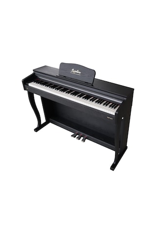 Jwin Sapphire Sdp-215 Çekiç Aksiyonlu 88 Tuşlu Dijital Piyano + Tabure - Siyah
