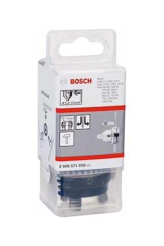 Bosch "1/2""-20 - 1.5-13 mm Anahtarlı Mandren - 2608571056