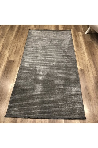 Hoom Rugs Fresh Cool 402 Yıkanabilir Gri Modern Halı Gri
