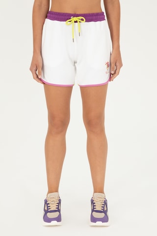 U.s. Polo Assn. Kadın Beyaz Şort Örme 50283477-vr013 Beyaz