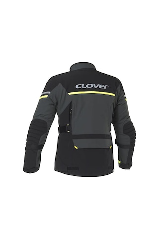 Clover Savana-4 Wp Korumalı Motosiklet Montu Siyah Sarı