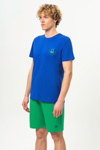 Benetton Bnt-m099-r-23y Erkek T-shirt Bnt-m099-r-r1481 Saks