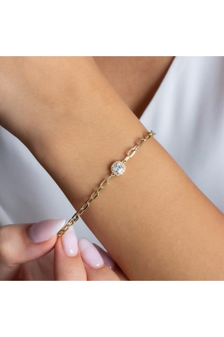 Altın Baget Bileklik BL0223 Sarı Altın