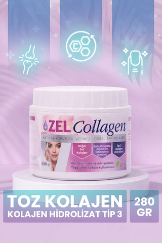 Zel Tip 3 Hidrolize Toz Kolajen 280 G