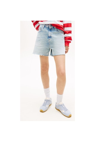 Tommy Hilfiger Kadın Mom Şort-16314 Açık Mavi