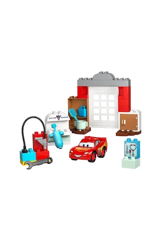 LEGO® DUPLO® │ Disney ve Pixar Arabalar McQueen’in Doc’un Garajını Ziyareti 10456 - 2 Yaş ve Üzeri Çocuklar için Oyuncak Yapım Seti (35P)