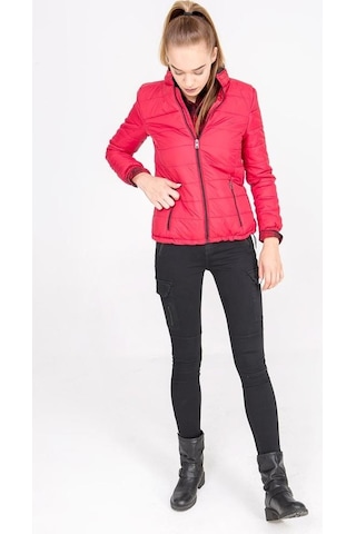 Ltb Kadın Logafi Mont Kırmızı-1787 Kırmızı