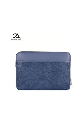 Techbloom Pu Laptop Çantası Macbook Uyumlu Pro 12" Deep Blue Dizüstü Bilgisayar Kılıfı Notebook Çantası "value":"mavi"