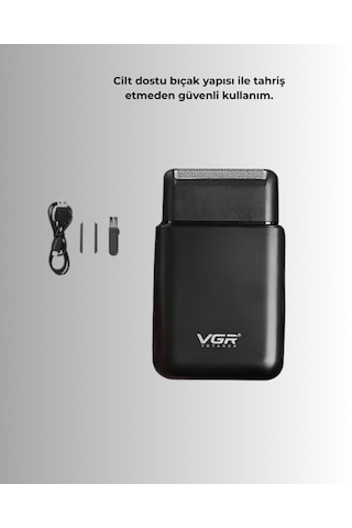 Usb - 565 - Şarjlı Erkek Tıraş Makinesi Cilt Dostu Ve - Glblseme - Kompakt Tasarım