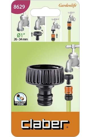 Musluk Adaptörü 1'' Claber 8629
