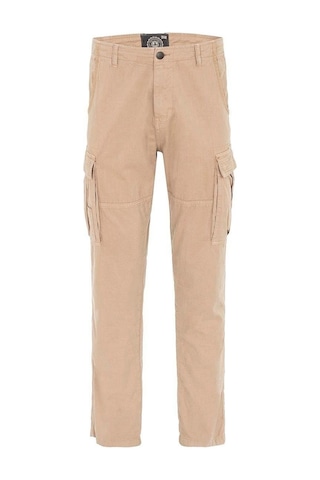 Routefield Woods Erkek Kargo Pantolon - Rfwoods22-1607 Bej