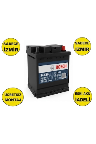Bosch S4 E80 12 V 55ah 540 A En Efb Star-stop Akü-yerinde Montaj