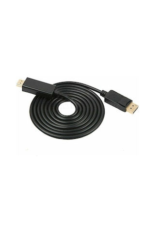 Displayport To Hdmi Kablo Display Port Çevirici Dönüştürücü 1.8 M