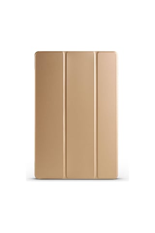 Galaxy Tab S9 Fe Plus Uyumlu Zore Smart Cover Standlı 1-1 Kılıf-gold Tablet Kılıfı