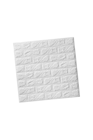 3d Tuğla Desenli Kendinden Yapışkanlı Duvar Paneli 58x38 Cm Çok Renkli