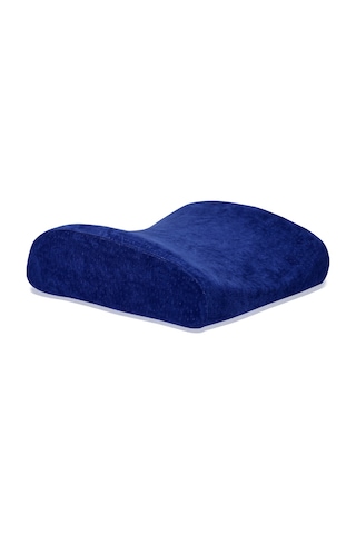 Visco Ortopedik Bel Dayama Minderi 38x33x12 cm, Lacivert