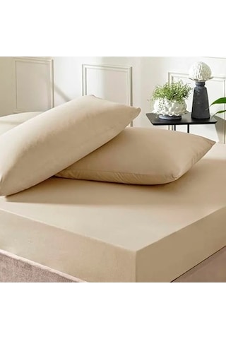 Ranforce King Size Fitted Çarşaf Seti, Vizon Renk Seçeneği İle Rahatlık Ab Siyah Kedi