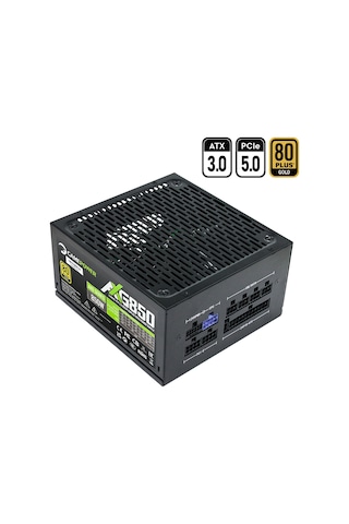 Gamepower Axg-850 14cm 80+ Gold Atx3.0 Pcı-e5.0 850w Power Supply