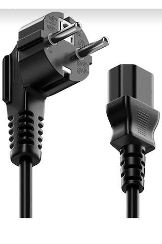 Güç Kablosu Kasa Monitör Arası Güç Kablo 1.5 Metre