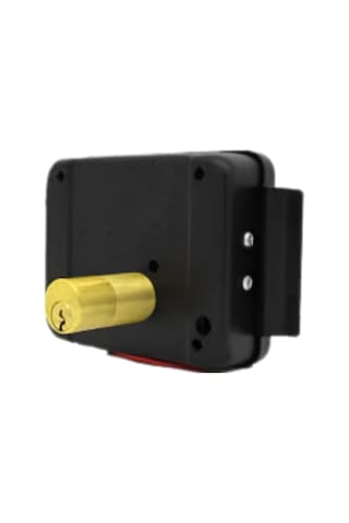 Elektrikli Kapı Otomatiği Butonlu Barelli 50 Mm Black