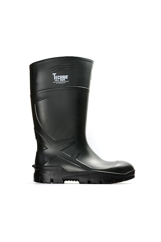 Techno Boots Çelik Burun Korumalı Iş Çizmesi-Yeşil Tbcelıklıyesıl