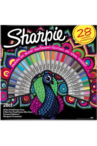 Sharpie Fine Permanent Markör 28li Tavuzkuşu 2058158 N11.2846
