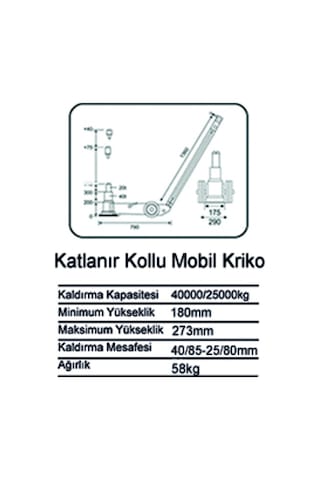 Gemasa 25-40 Mobil Pnomatik Havalı Kriko