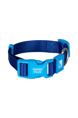 Swissplus Urban Paws Köpek Tasması Deep Ocean Blue Ayarlanabilir, Dayanıklı, Hafif-25mm Mavi