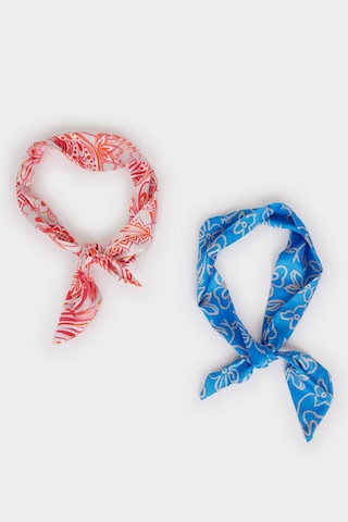 Defacto Kadın Desenli 2li Fular G0505axnskr1 Çok Renkli