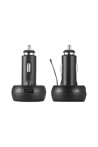 Oto Çakmaklık Usb Şarj Soketi Voltmetre Termometre 12/24V Mavi (514252652)